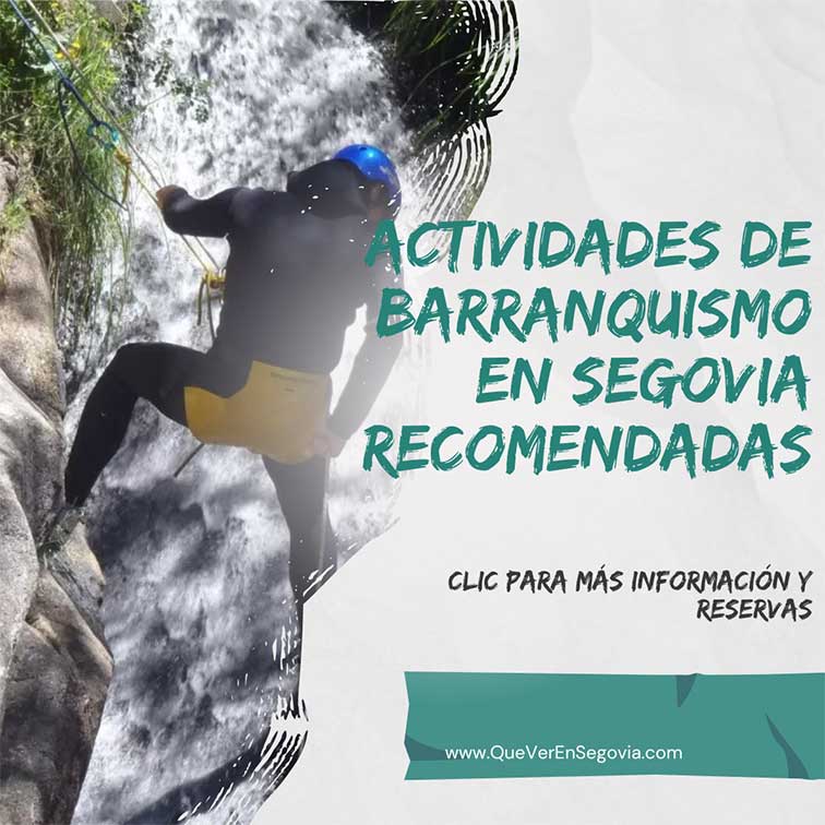 Actividades de barranquismo en Segovia recomendadas