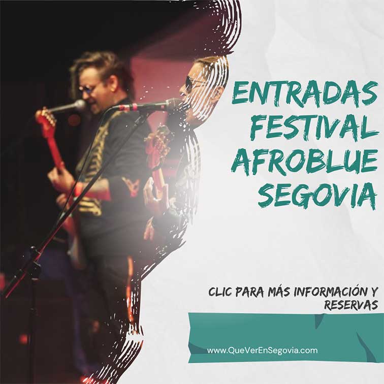 Entradas festival afroblue Segovia