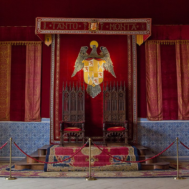 Salón del trono del Alcazar de Segovia